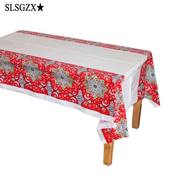 180*108cm disposable plastic table cloth eid al-fitr ramadan table cover pe tablecloth waterproof for moslem islamism decoration
180*108cm disposable plastic table cloth eid al-fitr ramadan table cover pe tablecloth waterproof for moslem islamism decoration