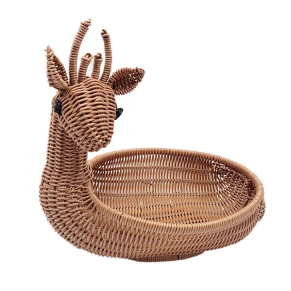 rattan woven fruit basket, imitation deer bread basket fruit bowls tray vegetable snack basket novelty animal shaped ancient rat
rattan woven fruit basket, imitation deer bread basket fruit bowls tray vegetable snack basket novelty animal shaped ancient rat