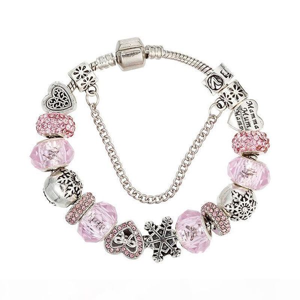 charm beads bracelets fashion fit pandora diy pink crystal butterfly beads bracelets for women love snow charm bracelet jewelry wedding gift, Black
charm beads bracelets fashion fit pandora diy pink crystal butterfly beads bracelets for women love snow charm bracelet jewelry wedding gift, Black