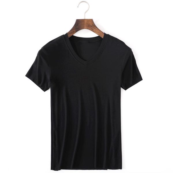 men's t-shirts 2021 casual t-shirt tailoring shirt short-sleeved tshirt modal non-marking streetwear boyfriend gift, White;black
men's t-shirts 2021 casual t-shirt tailoring shirt short-sleeved tshirt modal non-marking streetwear boyfriend gift, White;black
