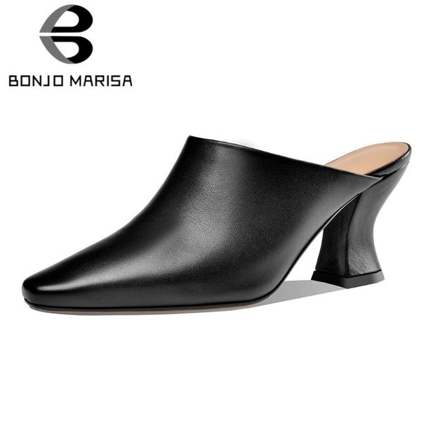 bonjomarisa ladies genuine leather pumps pointed toe slip on style strange solid classic pumps women leisure shoes woman, Black
bonjomarisa ladies genuine leather pumps pointed toe slip on style strange solid classic pumps women leisure shoes woman, Black