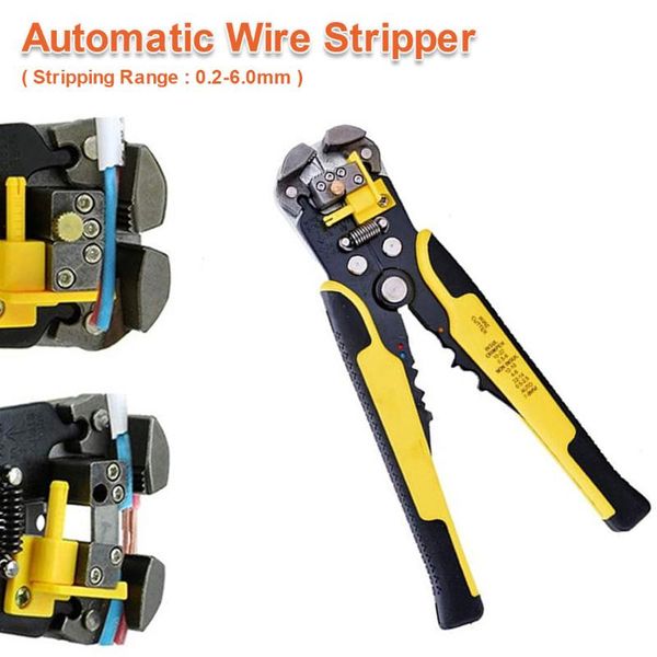 wire stripper automatic stripper crimper pliers crimping terminal cutting stripping wire hand tools for 0.2-6.0mm strip range
wire stripper automatic stripper crimper pliers crimping terminal cutting stripping wire hand tools for 0.2-6.0mm strip range