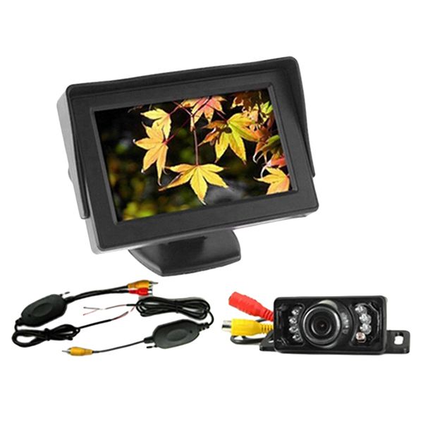 4.3 inch wireless rear view image deskcar monitor + 2.4g wireless car reversing night vision camera
4.3 inch wireless rear view image deskcar monitor + 2.4g wireless car reversing night vision camera