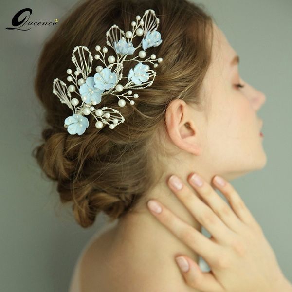 retro silver leaves wedding hair accessories blue flower hair jewelry handmade tiara women ornaments sweet pearl hairpns, Golden;white
retro silver leaves wedding hair accessories blue flower hair jewelry handmade tiara women ornaments sweet pearl hairpns, Golden;white