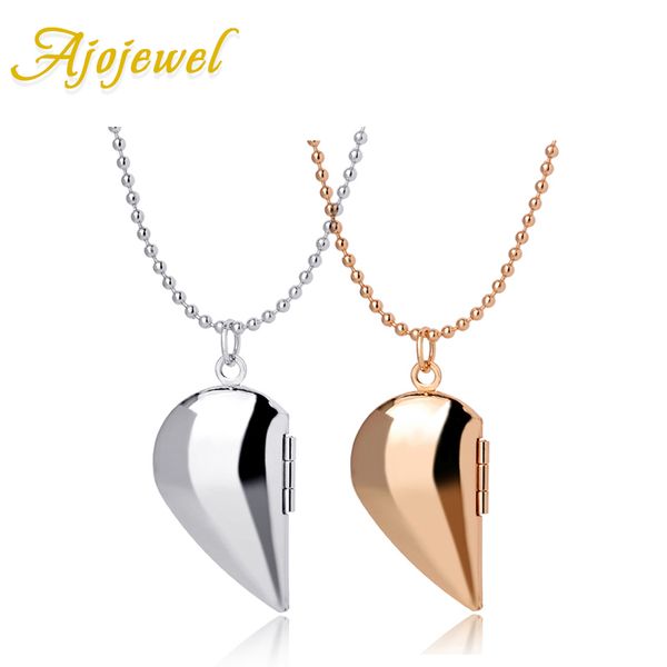 ajojewel half heart floating charm locket necklace pendant phase box anniversary gift for husband wife family members, Silver
ajojewel half heart floating charm locket necklace pendant phase box anniversary gift for husband wife family members, Silver