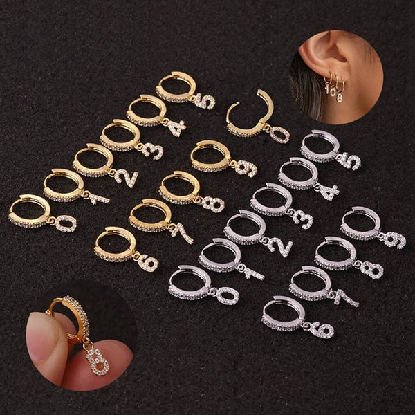 1pc arabic numbers pirecing stud earrings for women letter hoop ear buckle personality cartilage ear ring puncture jewelry, Golden;silver
1pc arabic numbers pirecing stud earrings for women letter hoop ear buckle personality cartilage ear ring puncture jewelry, Golden;silver