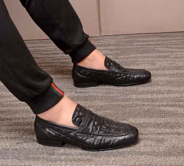 luxury design farrag mens slip on shoes oxfords cowhide black genuine leather business dress shoes with box size 38-44
luxury design farrag mens slip on shoes oxfords cowhide black genuine leather business dress shoes with box size 38-44