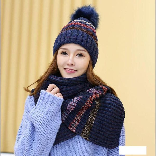 hat scarf set women winter knitted stripe scarf cap kit female plus velvet warm hat fashion knit muffler pompoms beanies, Blue;gray
hat scarf set women winter knitted stripe scarf cap kit female plus velvet warm hat fashion knit muffler pompoms beanies, Blue;gray