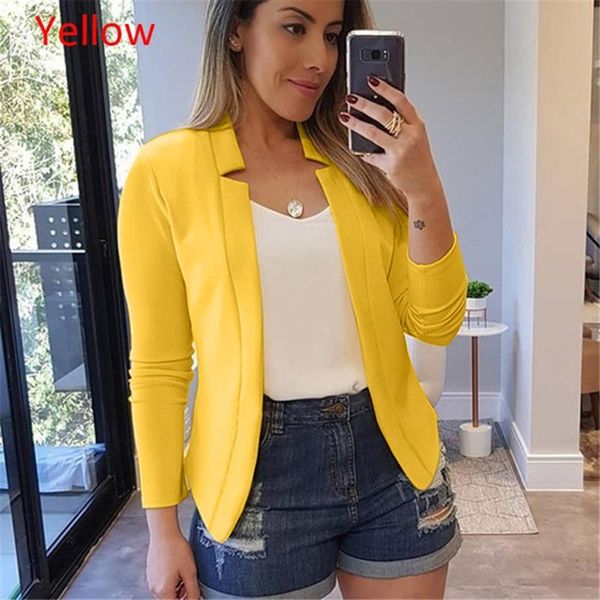womens ladies cardigan solid long sleeve pocket coat outerwear trench coat one button suit lady blazers work wear wy512, White;black
womens ladies cardigan solid long sleeve pocket coat outerwear trench coat one button suit lady blazers work wear wy512, White;black