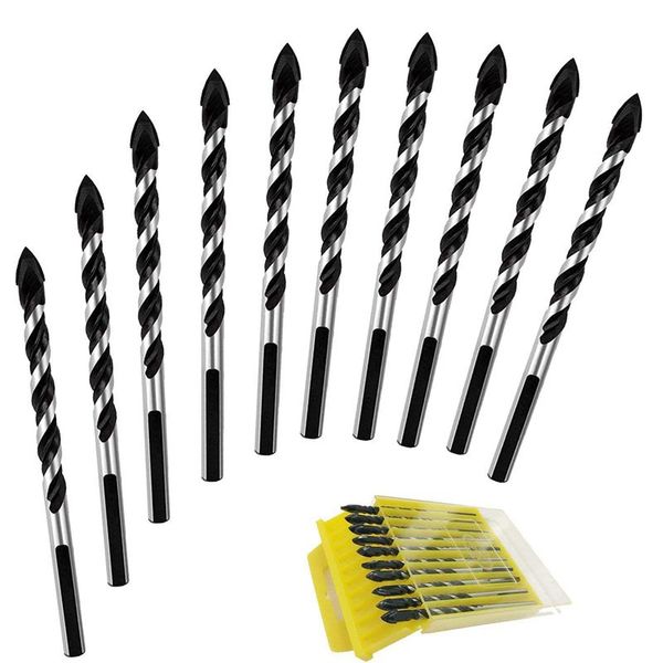 multipurpose drill bits, 10-piece 6mm multi-material drill bit set for drilling in tile, glass, concrete, brick, wood, and plast
multipurpose drill bits, 10-piece 6mm multi-material drill bit set for drilling in tile, glass, concrete, brick, wood, and plast
