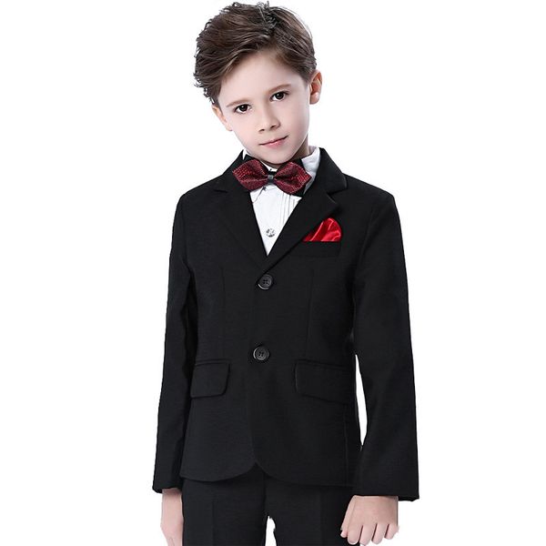 2pcs baby boys suits formal kids blazers school suit for a boy child costume wedding wear 3-10y cotton children clothing sets, Black
2pcs baby boys suits formal kids blazers school suit for a boy child costume wedding wear 3-10y cotton children clothing sets, Black