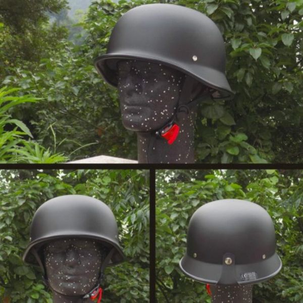 retro half motorcycle helmets matte black german half face helmet chopper cruiser biker m/l/xl casque moto
retro half motorcycle helmets matte black german half face helmet chopper cruiser biker m/l/xl casque moto