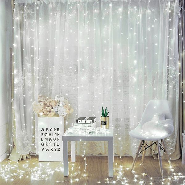 6m x 5m 960 led new year christmas garland led string light fairy xmas party garden wedding decoration curtain fairy lamp 
6m x 5m 960 led new year christmas garland led string light fairy xmas party garden wedding decoration curtain fairy lamp