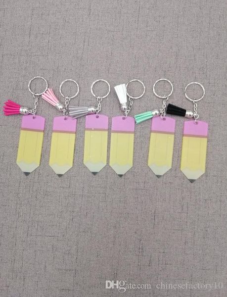 jewelry keychain for teachers day with tassel decorative buckle pencil designer keyring 6 colors, Red;brown
jewelry keychain for teachers day with tassel decorative buckle pencil designer keyring 6 colors, Red;brown