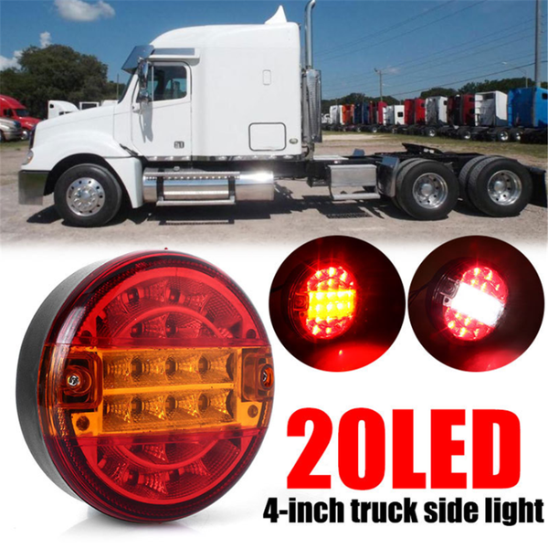 12v 20led round amber red taillights side marker indicator warning lights led sbrake running reverse backup light for truck
12v 20led round amber red taillights side marker indicator warning lights led sbrake running reverse backup light for truck