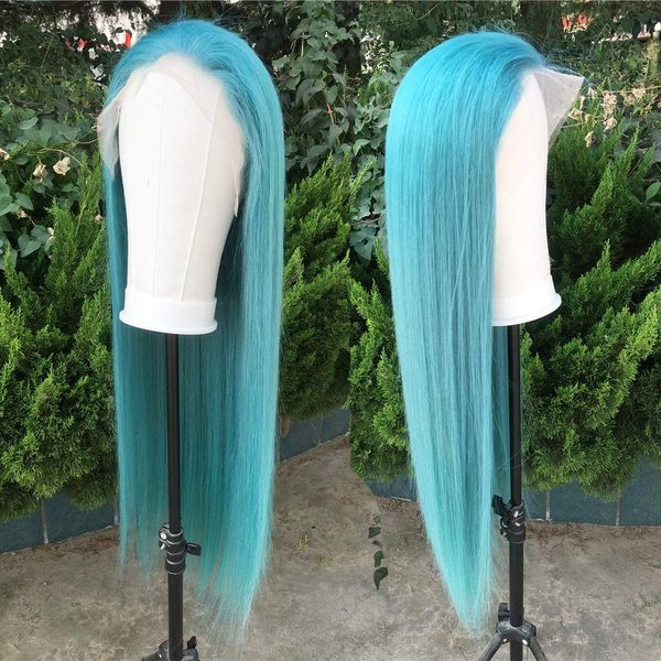 light blue color straight lace human hair wigs for women with baby hair natural hairline peruvian virgin hair 26 inch, Black
light blue color straight lace human hair wigs for women with baby hair natural hairline peruvian virgin hair 26 inch, Black