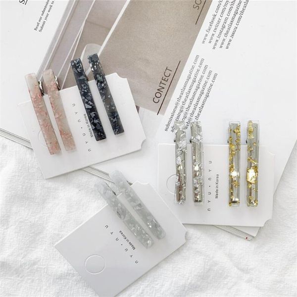 1pc japanese thin rectangle acetate hair clip women girls tin foil sequins transparent duckbill hairpin side bangs barrettes
1pc japanese thin rectangle acetate hair clip women girls tin foil sequins transparent duckbill hairpin side bangs barrettes
