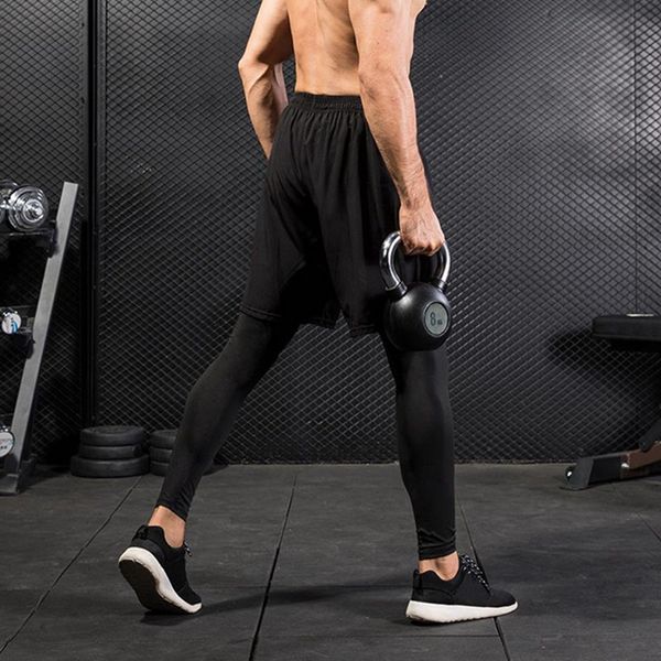 vertvie two piece compression pants men shorts+leggings sportswear gym fitness tights sports trouser breathable running pants, Black;blue
vertvie two piece compression pants men shorts+leggings sportswear gym fitness tights sports trouser breathable running pants, Black;blue