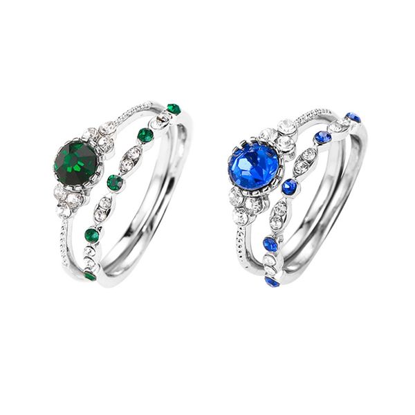 luxury green blue stone crystal rings for women sliver color wedding engagement rings jewelry drop ship pour 2pcs/set, Slivery;golden
luxury green blue stone crystal rings for women sliver color wedding engagement rings jewelry drop ship pour 2pcs/set, Slivery;golden