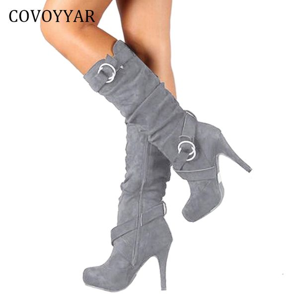 covoyyar 2019 slim knee high boots women autumn winter fashion thin heel stiletto knight boots buckle side zip lady shoes wbs764, Black
covoyyar 2019 slim knee high boots women autumn winter fashion thin heel stiletto knight boots buckle side zip lady shoes wbs764, Black
