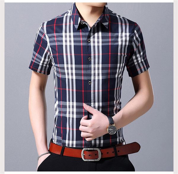 плед печати mens casual рубашки лето конструктора с коротким рукавом turn down воротник mens люкс повседневный, White;black
плед печати mens casual рубашки лето конструктора с коротким рукавом turn down воротник mens люкс повседневный, White;black