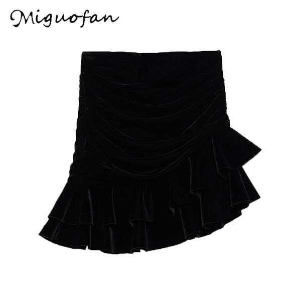 miguofan solid skirts irregular mini skirts pleated black women autumn winter female fitness bottoms high waist 2019
miguofan solid skirts irregular mini skirts pleated black women autumn winter female fitness bottoms high waist 2019