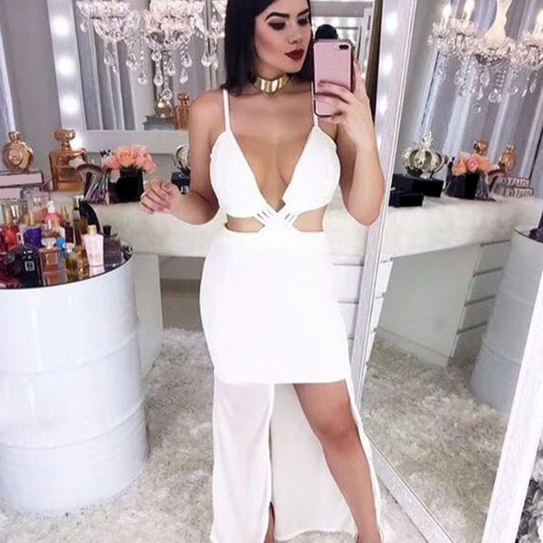 adyce 2019 new summer bandage dress women elegant celebrity evening party dress vestidos spaghetti strap white club dresses, Black;gray
adyce 2019 new summer bandage dress women elegant celebrity evening party dress vestidos spaghetti strap white club dresses, Black;gray