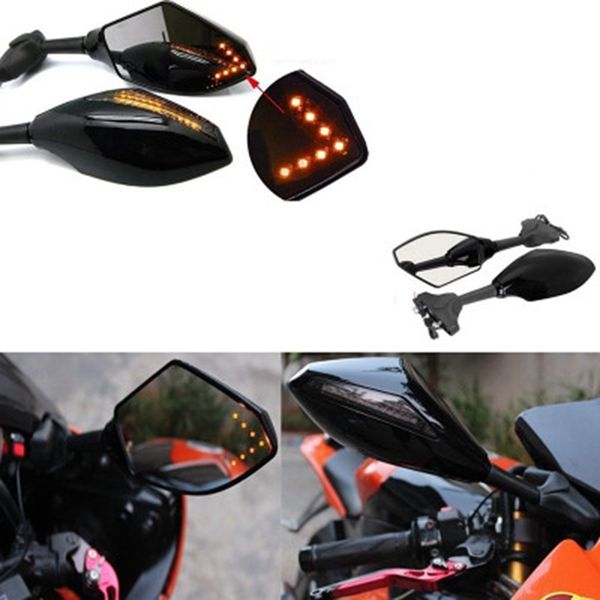 2pcs/pair motorcycle rearview mirror with led turn signals lights rear view accessories motorcycle modified mirror
2pcs/pair motorcycle rearview mirror with led turn signals lights rear view accessories motorcycle modified mirror