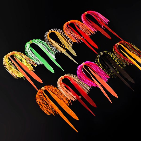 10 bundles silicone rubber skirt trailer replacement for slider jigs tai kabura ocs madai squid snapper jigging fishing lure
10 bundles silicone rubber skirt trailer replacement for slider jigs tai kabura ocs madai squid snapper jigging fishing lure