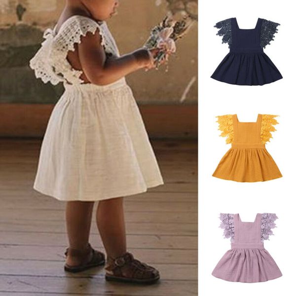 toddler kids baby girls ruffle cotton linen elegant princess party dress clothes, Red;yellow
toddler kids baby girls ruffle cotton linen elegant princess party dress clothes, Red;yellow
