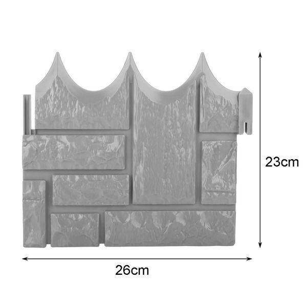 6pcs decoration easy install diy grey accessories liner edging path landscape garden lawn fence set home brick wall plant border
6pcs decoration easy install diy grey accessories liner edging path landscape garden lawn fence set home brick wall plant border