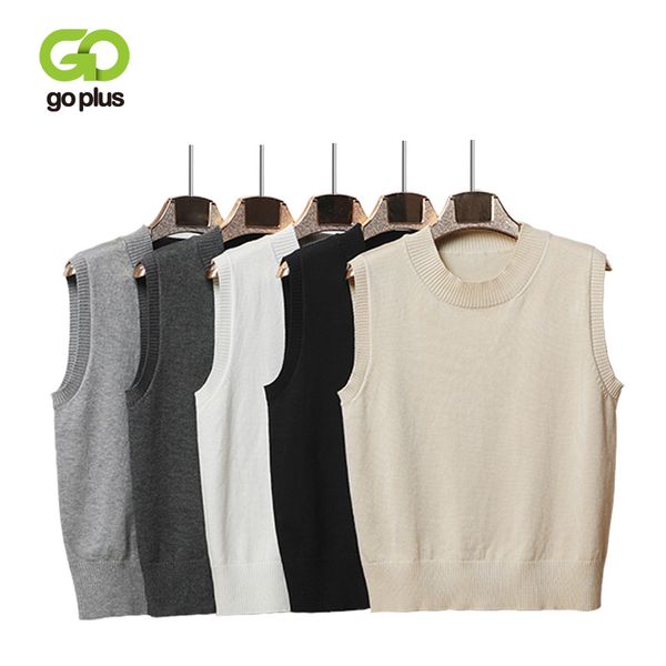 goplus 2019 autumn women's knitted sweater o neck sleeveless vest pullover for women clothing casual elegant women's sweater, Black;white
goplus 2019 autumn women's knitted sweater o neck sleeveless vest pullover for women clothing casual elegant women's sweater, Black;white