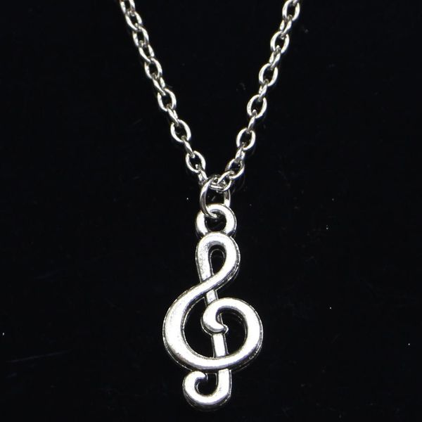 20pcs new fashion necklace 23mm musical note silver pendants short long women men colar gift jewelry choker
20pcs new fashion necklace 23mm musical note silver pendants short long women men colar gift jewelry choker