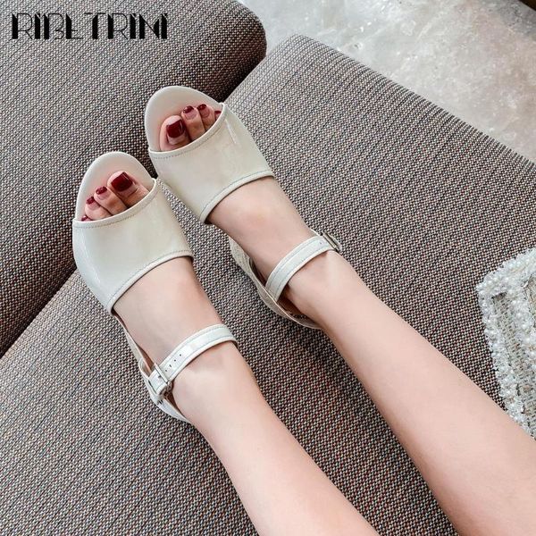 ribetrini genuine leather lady open toe high wedges ankle strap shoes summer women sandals classic sandals, Black
ribetrini genuine leather lady open toe high wedges ankle strap shoes summer women sandals classic sandals, Black