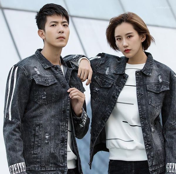 jackets fashion letter printed panelled washed distressed single breasted jackets fashion mens clothing mens designer jean, Black
jackets fashion letter printed panelled washed distressed single breasted jackets fashion mens clothing mens designer jean, Black