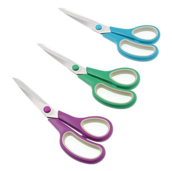 202001091, 8" multipurpose scissors bulk 3-pack ultra sharp blade shears, comfort-grip handles, sturdy sharp scissors for office home s
202001091, 8" multipurpose scissors bulk 3-pack ultra sharp blade shears, comfort-grip handles, sturdy sharp scissors for office home s