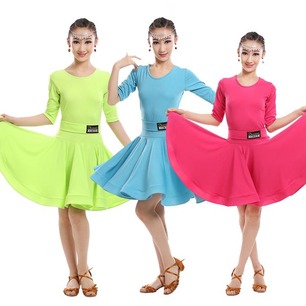 girls green blue latin dancing dress kids ballroom salsa dance wear outfits children's party stage wear costumes long sleeve, Black;red
girls green blue latin dancing dress kids ballroom salsa dance wear outfits children's party stage wear costumes long sleeve, Black;red