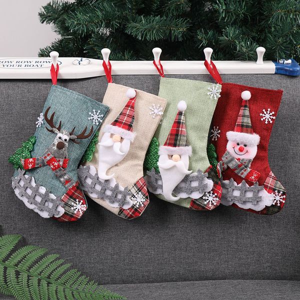 10 pcs / lot santa claus elk snowman style christmas xmas socks stockings decorations christmas candy sock gift bags for tree
10 pcs / lot santa claus elk snowman style christmas xmas socks stockings decorations christmas candy sock gift bags for tree