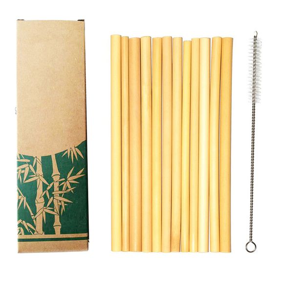 12 pcs set bamboo disposable straw natural organic 100% bidegradable with case and cleaner brush eco friendly
12 pcs set bamboo disposable straw natural organic 100% bidegradable with case and cleaner brush eco friendly