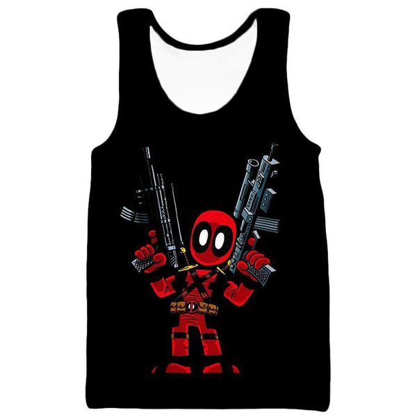 youthup 2019 men' tank summer casual men sleeveless tees 3d cartoon deadpool printed fitness bodybuilding male vest, White;black
youthup 2019 men' tank summer casual men sleeveless tees 3d cartoon deadpool printed fitness bodybuilding male vest, White;black