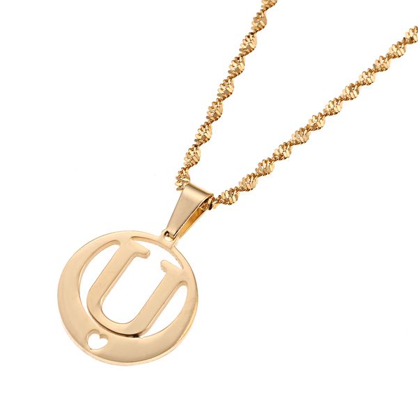 new gold color alphabet u pendant monogram trendy jewelry initial pendant necklace from a-z (u, Silver
new gold color alphabet u pendant monogram trendy jewelry initial pendant necklace from a-z (u, Silver