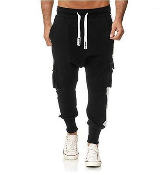 hip hop tooling pocket trousers jogger pants spring male sports solid color loose pencil casual man pants, Black
hip hop tooling pocket trousers jogger pants spring male sports solid color loose pencil casual man pants, Black