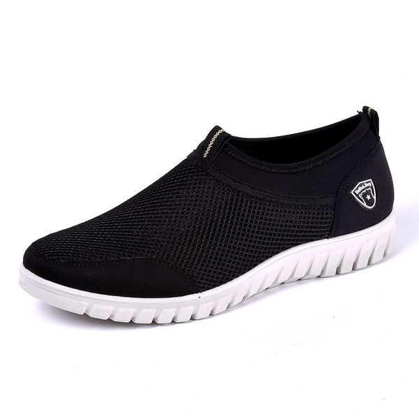 air mesh shoes men sneakers summers breathable shoes man fashion casual loafers male slip-on plus size walking promotion, Black
air mesh shoes men sneakers summers breathable shoes man fashion casual loafers male slip-on plus size walking promotion, Black