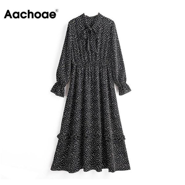 vintage elegant bow tie collar print dress women long sleeve ruffle midi dress elastic waist chic casual black dresses 2020, Black;gray
vintage elegant bow tie collar print dress women long sleeve ruffle midi dress elastic waist chic casual black dresses 2020, Black;gray