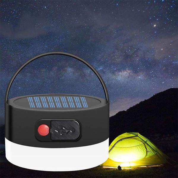 Brelong Solar Portable Rechargeable Camping Light Outdoor Led Waterproof Portable Tent Light White / Warm White