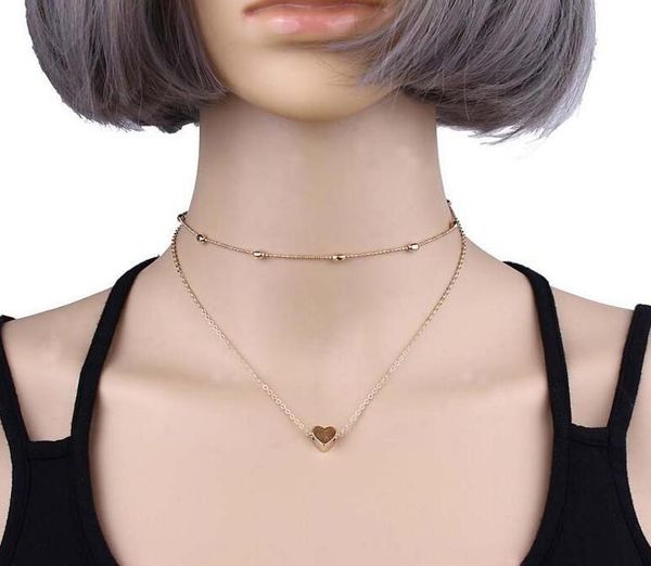 new love heart pendant necklace silver gold chain multilayer chokers necklaces multilayer heart necklace
new love heart pendant necklace silver gold chain multilayer chokers necklaces multilayer heart necklace