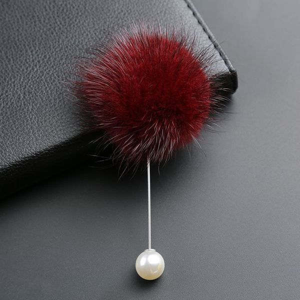 2019 new cute charm simulated pearl brooch pins for women korean fur pompom ball piercing lapel brooches collar jewelry gift, Gray
2019 new cute charm simulated pearl brooch pins for women korean fur pompom ball piercing lapel brooches collar jewelry gift, Gray