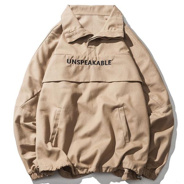 autumn winter 2020 fashion new youth hong kong style stand collar embroidered pullover jacket men's korean casual loose jacket, Black;brown
autumn winter 2020 fashion new youth hong kong style stand collar embroidered pullover jacket men's korean casual loose jacket, Black;brown