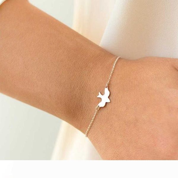 tiny peace dove bracelet soar flying birds bracelet little cute swallow baby bird bracelets abstract bracelets, Golden;silver
tiny peace dove bracelet soar flying birds bracelet little cute swallow baby bird bracelets abstract bracelets, Golden;silver