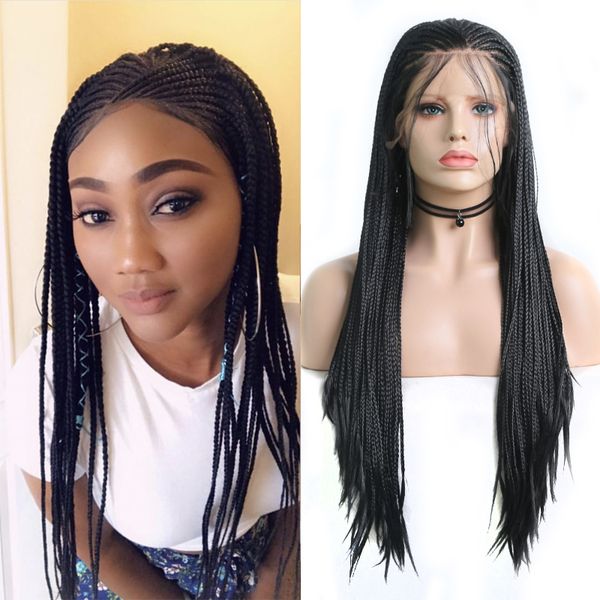 charisma black braided wig with baby hair synthetic lace front wig heat resistant fiber hair long box braids wigs for women
charisma black braided wig with baby hair synthetic lace front wig heat resistant fiber hair long box braids wigs for women